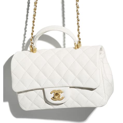 chanel mini flap bog|Chanel mini flap bag with top handle.